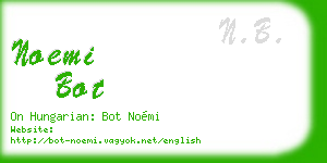 noemi bot business card